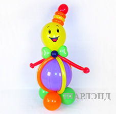 Клоун с пузом из шаров (ШДМ) аэродизайн